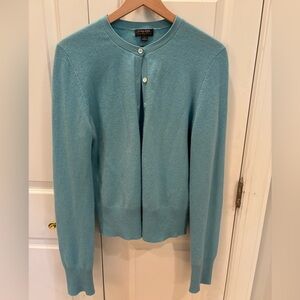 Classiques Entier Blue Cashmere Cardigan L